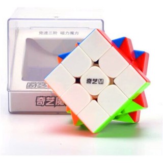 Qiyi Cube MS 3x3 ลูกบาศก์ความเร็วแม่เหล็ก QY ของเล่นไร้สติกเกอร์ M 3x3x3 ลูกบาศก์วิเศษ ของขวัญสําหรับเด็ก