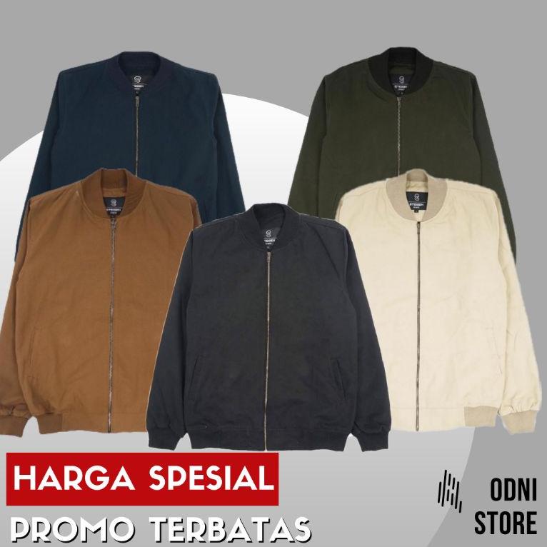 หุ้นจํากัด BOMBER JACKET CANVAS OSLO SUEDING STEEN ORIGINAL MENS CANVAS BOMBER JACKET