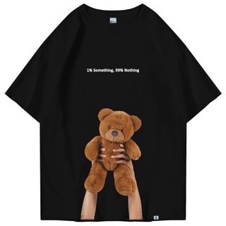 Oversize TEDDY BEAR BLACK Women T-Shirt_02