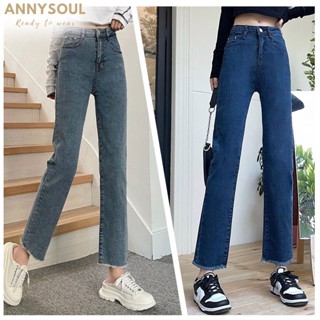 long  jeans กางเกงยีนขายาวลําลอง ทรงขากระบอกส่วน  สียีนส์อ่อนเเละสีเข้ม เนื้อผ้าดี