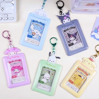 เคสใส ลายการ์ตูน Sanrio Pochacco PomPomPurin ขนาด 3 นิ้ว สําหรับใส่บัตร โฟโต้การ์ด