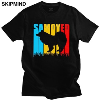 Fashion Samoyed Dog T Shirt for Men Crew Neck Short Sleeved Pet Lover T-shirt Casual Graphic Tshirt Pure Cotton Fit_04