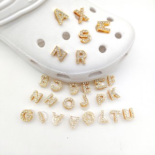 Crocs Jibbitz Crocs Charm ตัวอักษร Diy อุปกรณ์เสริม สําหรับตกแต่งรองเท้า Diy