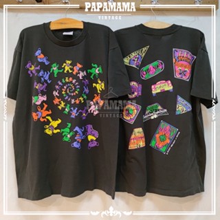 [ GRATEFUL DEAD ]  @1991 GDM หมีวน เสื่อวินเทจ เสื้อวง เสื้อร๊อค papamama vintage shirt_03