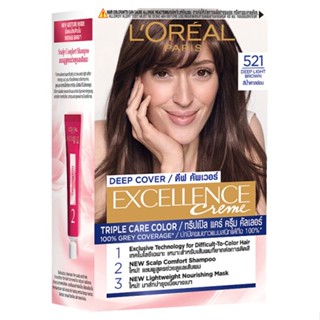 ลอรีอัลเอ็กซ์เซลเล้นซ์ดีฟคัพเวอร์ครีม521LOREAL NO.521 EXCELLENCE DEEPCOVER