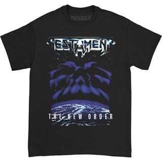 ย้อนยุค[พร้อมส่ง] เสื้อยืดแขนสั้นลําลอง ผ้าฝ้าย 100% พิมพ์ลาย Testament Order พลัสไซซ์ ของขวัญวันเกิด สําหรับผู้ชาย XS-6