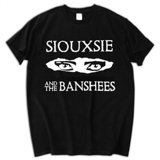 เสื้อยืด พิมพ์ลาย Siouxsie and The Banshees สไตล์พังก์ สําหรับผู้ชาย