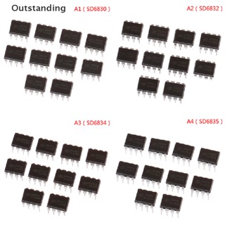 Outstanding ใหม่ ชิปจัดการ SD6830 SD6832 SD6834 SD6835 DIP-8 10 ชิ้น ต่อล็อต