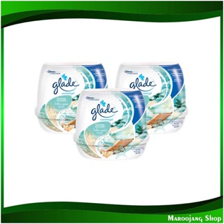 เจลปรับอากาศ กลิ่นโอเชี่ยนเอสเคป Air Freshener Gel, Ocean Escape Scent 180 กรัม (แพ็ค3ชิ้น) เกลด Glade เจลหอม ปรับอากาศ