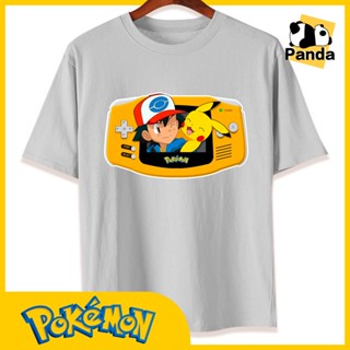 Pokemon pikachu Ash 4 print design T-shirt cotton unisex asia size_07