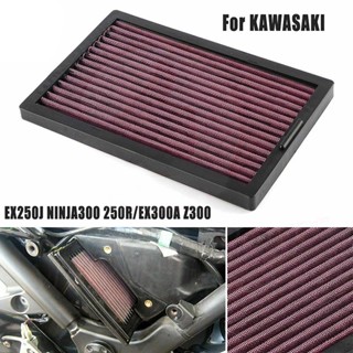 [พร้อมส่ง] ไส้กรองอากาศรถจักรยานยนต์ สําหรับ KAWASAKI EX300 NINJA ABS KRT EDITION 296 - All 2016 Ruber Housing