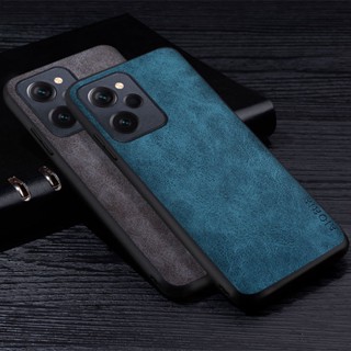 เคสโทรศัพท์มือถือหนัง PU พรีเมี่ยม กันรอยขีดข่วน สีพื้น สําหรับ Xiaomi poco x5 pro poco x5 pro