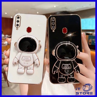 เคส Samsung A20S A21S A30S A50S A50 A30 A20 A70 A10 A11 A12 M12 Astronaut With Bracket Soft Case 2C-YHY