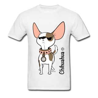 เสื้อครอปสายฝอ Camiseta de Chihuahua para hombre, camisa con estampado de I Love My Dog, ropa de verano para hombre_02