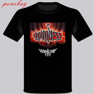 Yuanl5 {พร้อมส่ง เสื้อยืดผ้าฝ้าย 100% พิมพ์ลาย Loudness Hurricane Eyes พลัสไซซ์ พลัสไซซ์ XS-6XL สําหรับผู้ชาย