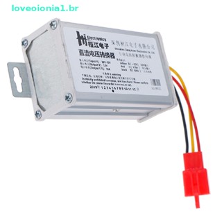 Loveoionia1 อะแดปเตอร์แปลง DC 36V-72V เป็น 12V-10A 120W สําหรับรถยนต์ไฟฟ้า