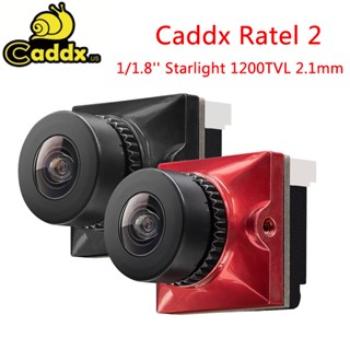 Caddx Ratel 2 กล้องไมโครสลับได้ 1/1.8 นิ้ว 1200TVL 19*19 มม. 2.1 มม. NTSC PAL 16:9 4:3 Super WDR FPV สําหรับแข่งรถ FPV