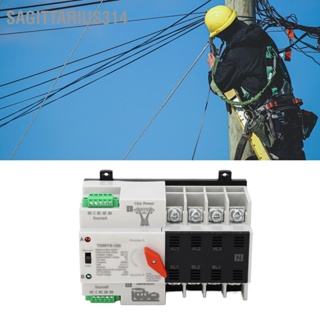 Sagittarius314 Tongou Double Power Automatic Transfer Switch 4P PC Shell สวิตช์เลือกไฟฟ้าสำหรับโลหะผสม 400V AC