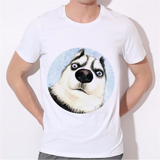 men tshirt New Husky Printed T-Shirts Dog / Fashion Summer Teetops Novelty Tee Tops T Shirt Clothing 21-6#_04