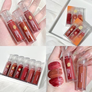 Cappuvini Lip Glaze Light Series Lip Gloss Water Gloss Mirror Glass Lip Glaze Transparent Glass Lip Oil Waterproof Liquid Lipstick Lip Gloss