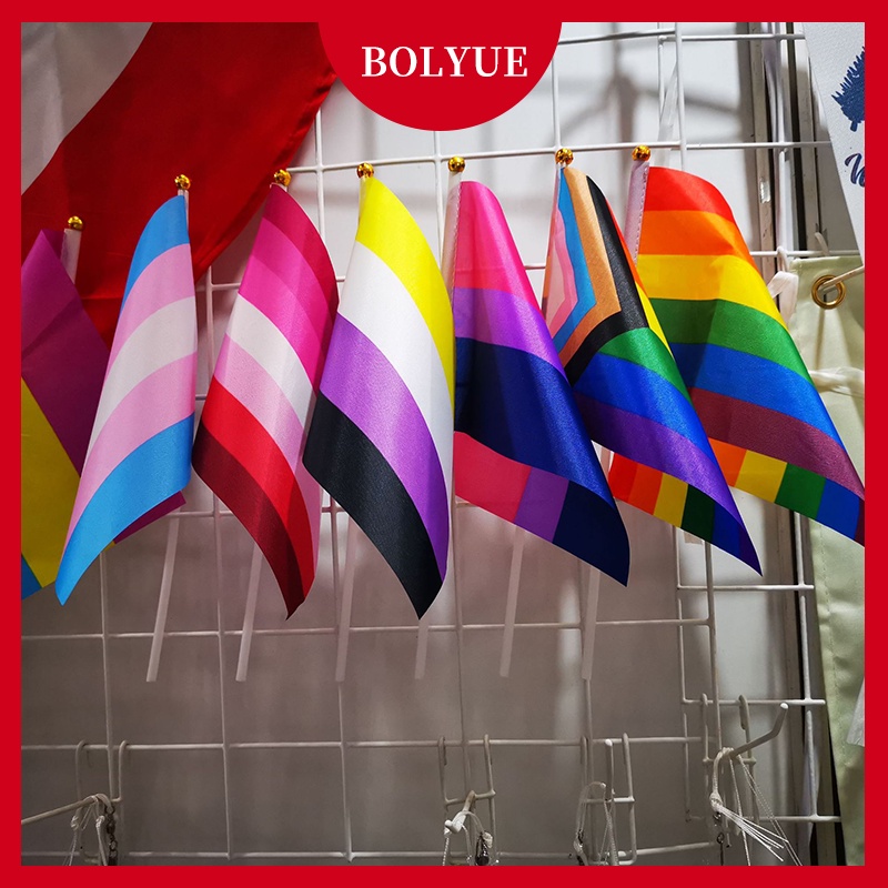 Gay Pride Rainbow Flag Hand-Waving Flag Bunting