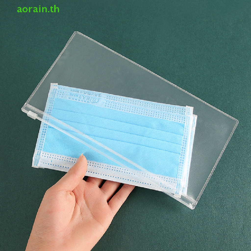 # Aorain.th # กระเป๋าใส่แฟ้มเอกสาร PVC แบบใส มีซิป ขนาด A6