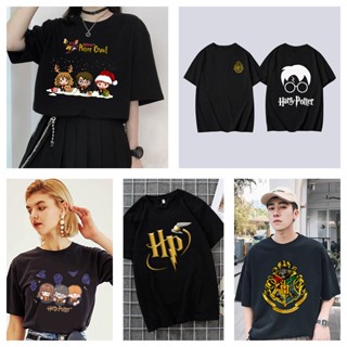 **READY STOCK** Anime Harry Potter Tshirt Men Cute T Shirts Women Short Sleeves Shirt Fashion/Oversize/Couple/Plus _12