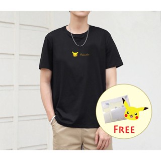 Pokemon Scarlett Pokemon Violet Cute Pikachu Eevee Sprigatito Fuecoco Quaxly Roundneck T shirt_07