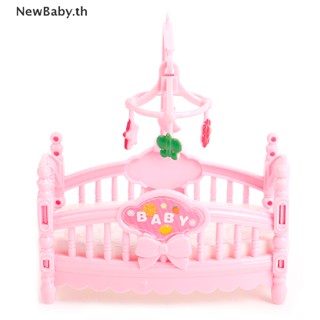 Newbaby เตียงและม้าจิ๋ว สําหรับตกแต่งบ้านตุ๊กตา