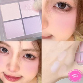 Kakashow บลัชออนพาเลท บลัชออน สีนู้ด ธรรมชาติ แต่งหน้า แอปริคอท แมตต์ ไฮไลท์