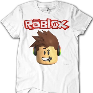 เสื้อยืดผู้ชายRoblox MINECRAFT เสื้อยืดเสื้อผ้า TSHIRT CARTOON เด็กและผู้ใหญ่_03