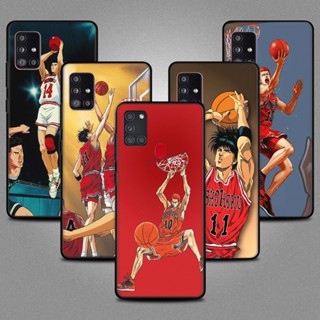 เคสโทรศัพท์มือถือ ลาย slam dunk สีดํา สําหรับ Samsung A9 2018 A01 EU A02 M02 A03S A10 A10S