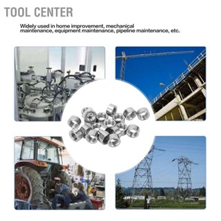 Tool Center น็อตเชื่อมต่อ สเตนเลส M8X12.5 12 L6 มม. 20 ชิ้น