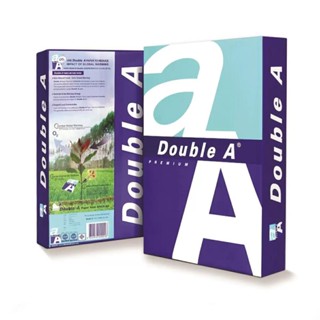 HOMEHAP DOUBLE A กระดาษถ่ายเอกสาร A4 80 แกรม 100 แผ่น กระดาษถ่ายเอกสาร