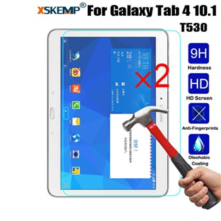 ฟิล์มกระจกนิรภัยกันรอยหน้าจอแท็บเล็ต HD 9H แบบบางพิเศษ กันแตก สําหรับ Samsung Galaxy Tab 4 10.1 T530 531 T535 2 ชิ้น