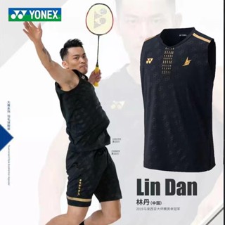 Yonex เสื้อยืดแขนสั้นลําลอง น้ําหนักเบา สําหรับผู้ชาย เหมาะก…