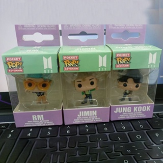 Funko Pop ! พวงกุญแจ BTS-V JUNG KOOK JIMIN SUGA JIN J-HOPE RM