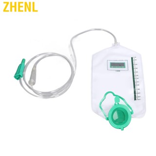 Zhenl Enema Bag Kit Reusable Large Capacity Home for Colon Cleaning 1200ml with 10 Tube Head