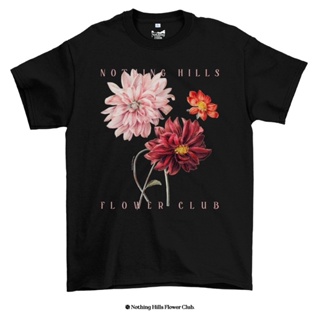 เสื้อยืดลาย " Flowerclub 04 "Classic Cotton Unisex by 【Nothing Hills】_02