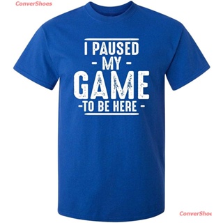 เสื้อยืดแขนสั้น Captain Tsubasa I Paused My Game To Be Here Graphic Novelty Sarcastic Funny T Shirt Short sleeve T-_03