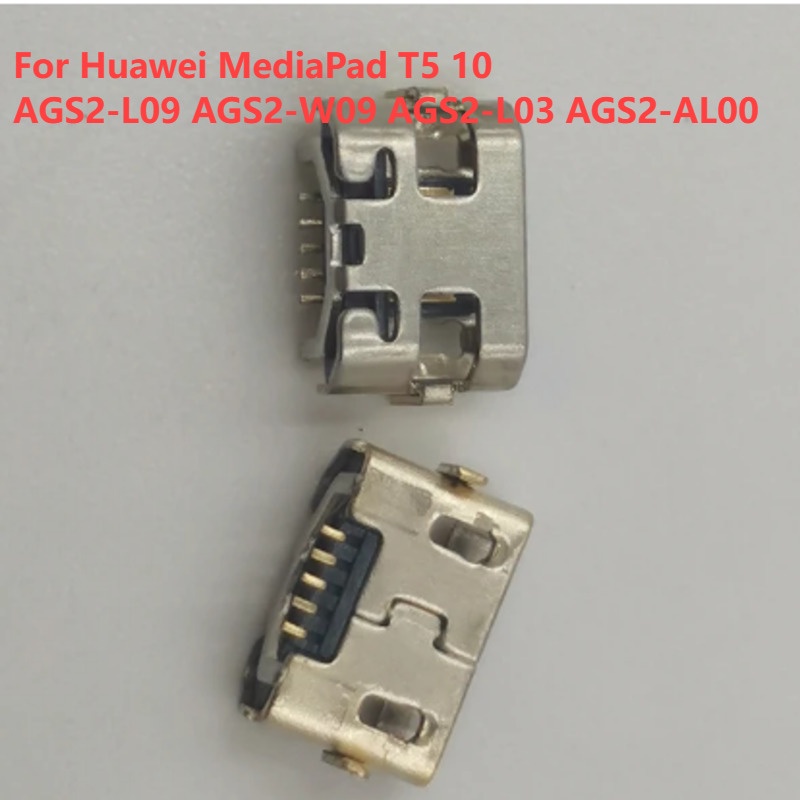 แจ็คเชื่อมต่อพอร์ตชาร์จ Micro USB สําหรับแท็บเล็ต Huawei MediaPad T5 10 AGS2-L09 AGS2-W09 AGS2-L03 A