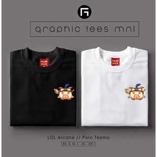 Graphic Tees MNL League of Legends LOL Arcane 415 Poro Teemo Vector Customized Shirt Unisex Tshirt_01