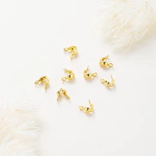 St. kunkka 10/100 ชิ้น 18k 14K อุปกรณ์เชื่อมต่อลูกปัด สแตนเลสจะไม่จางหาย DIYสร้อยคอสร้อยข้อมือ