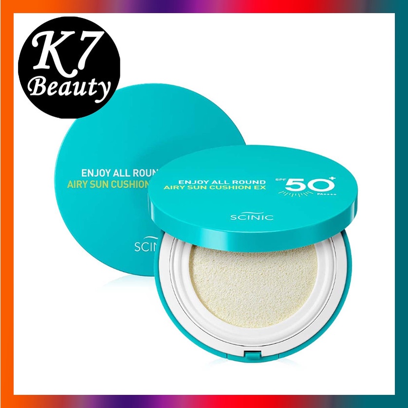 [SCINIC] Enjoy All Round Airy Sun Cushion EX SPF50+PA++++