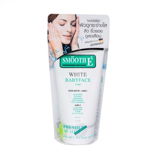 BABY สมูทอีไวท์เบบี้เฟชโฟม WHITE 4ออนซ์ผลิตภัณฑ์ดูแลผิวหน้าSMOOTH-E FACE FOAM 4 OZ.