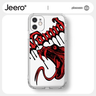 Jeero เคสไอโฟน เคสซิลิโคนนุ่มกันกระแทกใสน่ารักตลก เคสโทรศัพท์ Compatible for iPhone 14 13 12 11 Pro Max SE 2020 X XR XS 8 7 Plus พลัส HFF2433