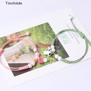 [Tinchitde] ขายดี สร้อยข้อมือเซรามิค รูปเห็ด สไตล์เรโทร แฮนด์เมด DIY สําหรับผู้หญิง ของขวัญ [Preferred]