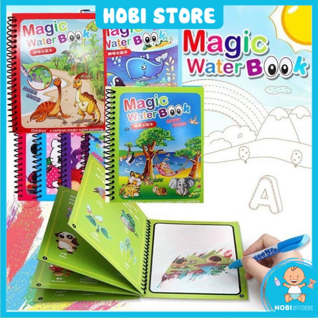 Magic Water Book Self-Erase Magic Water Book Magic Water Book Magic Water Book ปากกาไม ่ จํากัดไม ่ เคยวิ ่ งออกจากหมึก - Hobi Store