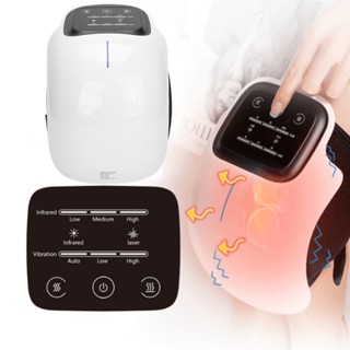 Smart Electric Knee Massager Vibration Heating Wireless Massage เครื่องนวดเข่าไฟฟ้า แบบสั่นสะเทือน บรรเทาอาการปวด แสงสีแดง