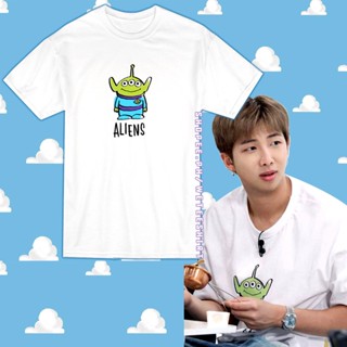 KPOP Bangtan Kim Namjoon Alien Toy Story เสื้อชุด / เสื้อยืด RM Alien / Army Merch_02